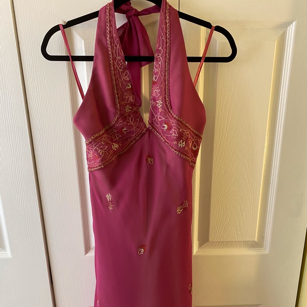 BCBG sexy halter dress